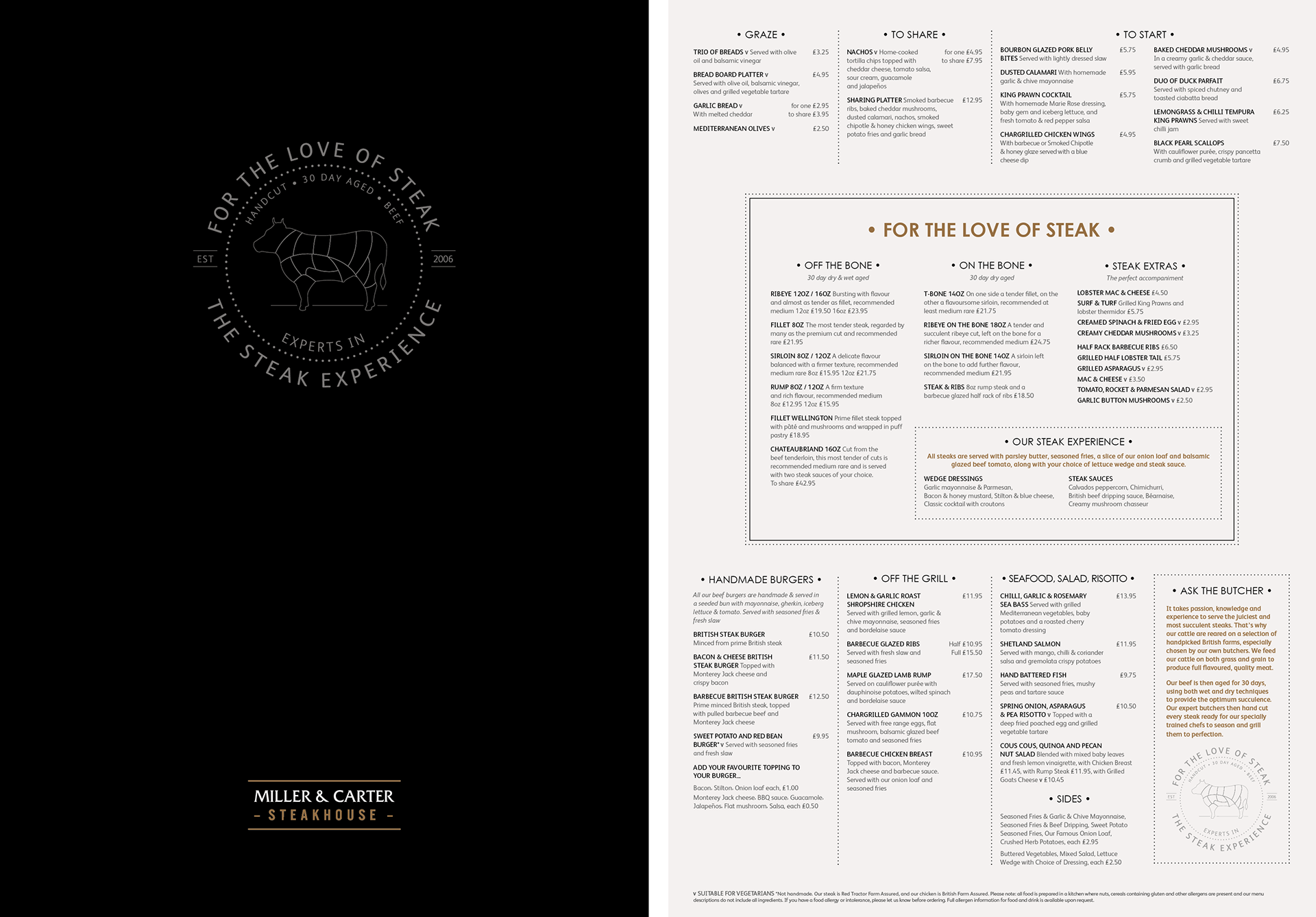 miller carter menu pic
